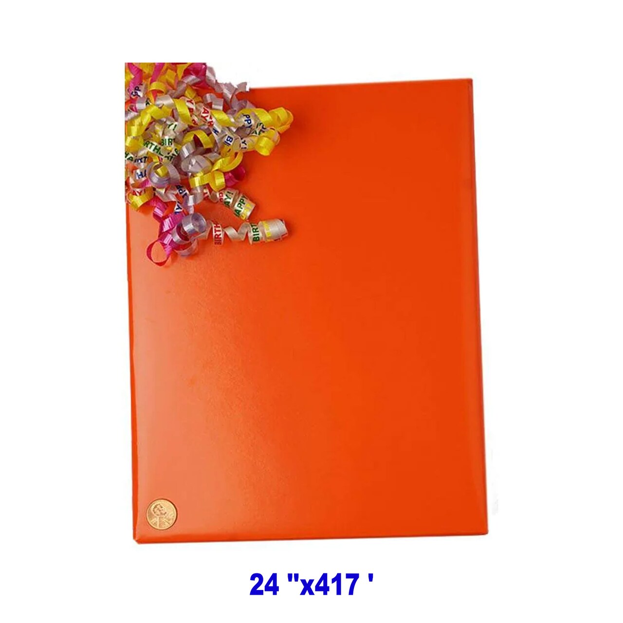 Durable Solid Wrapping Paper 24" x 417' 60 lbs for Reliable Gifting